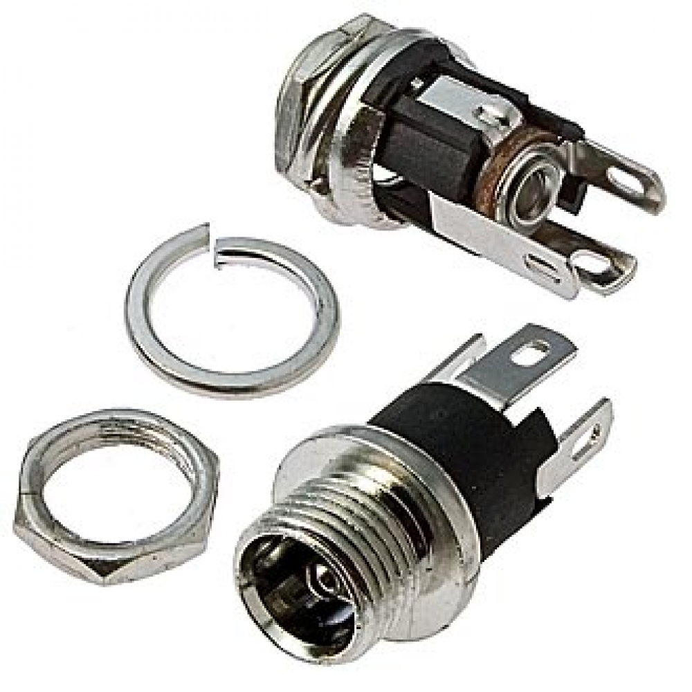 Гнездо питания DC-025 2,0mm металл