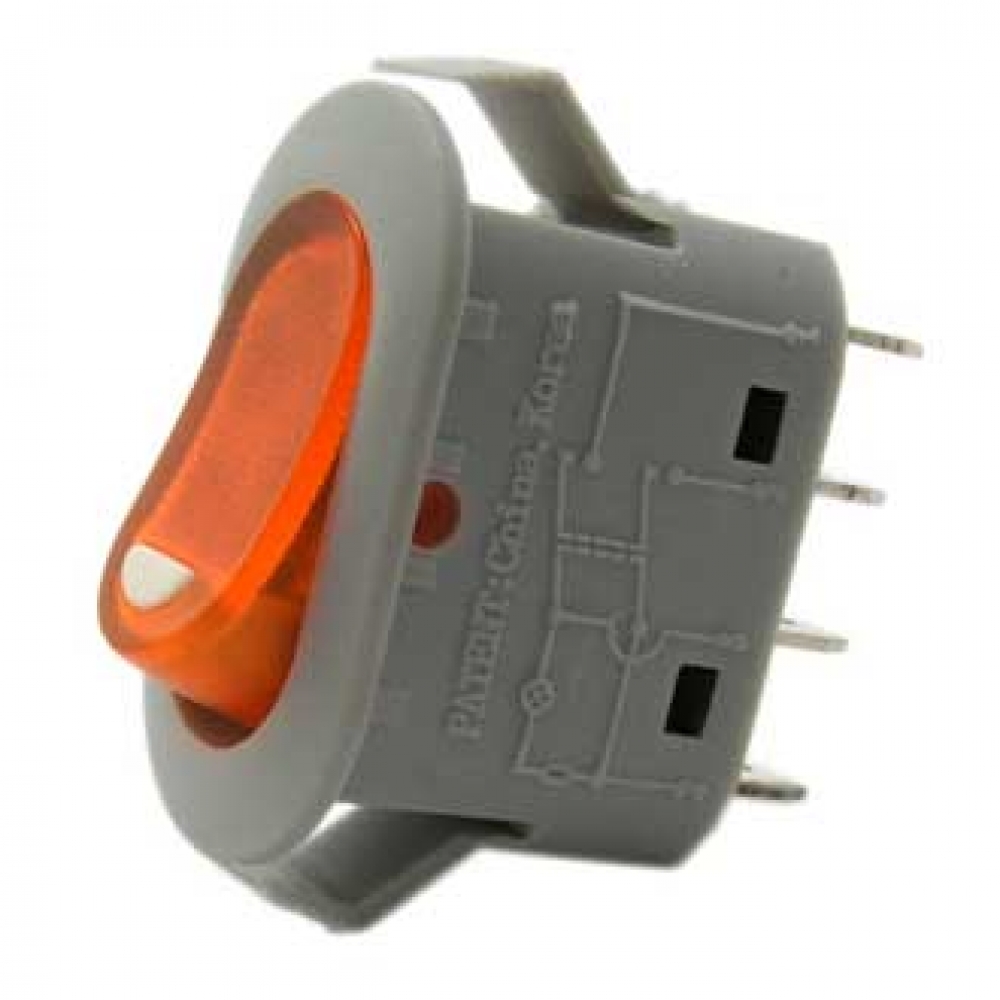 7054.Клавишный переключательYSR8-21-B/N-C On-Off 16A 250V