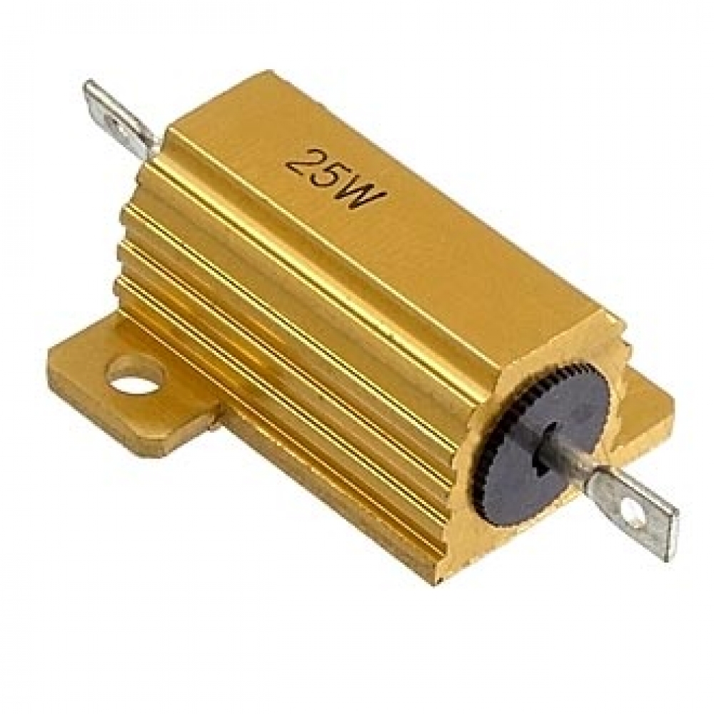 Резистор RX24 25Вт - 15 Ом 5% в металлическом корпусе