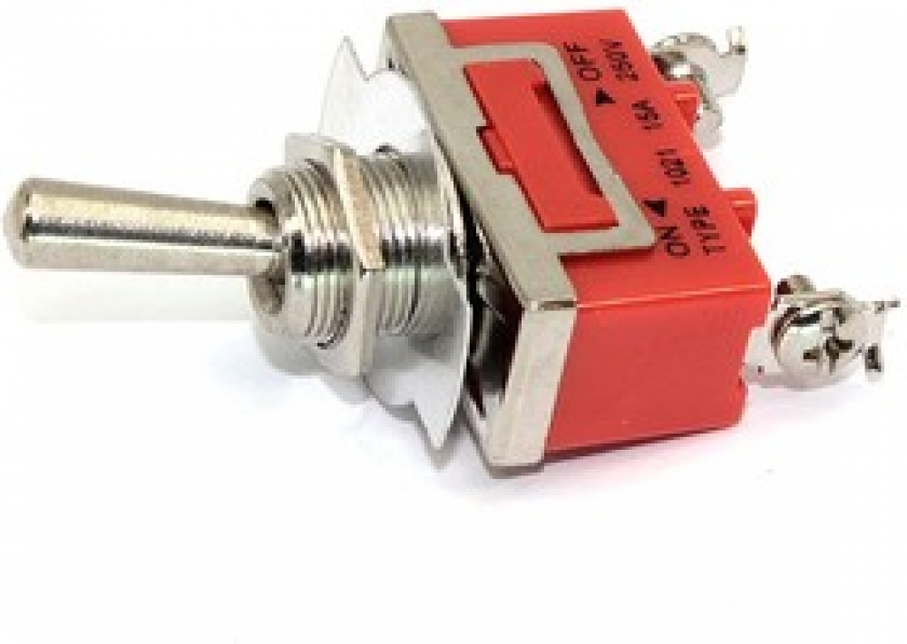Тумблер  E-TEN1021 on-off 15A 250VAC с фиксацией