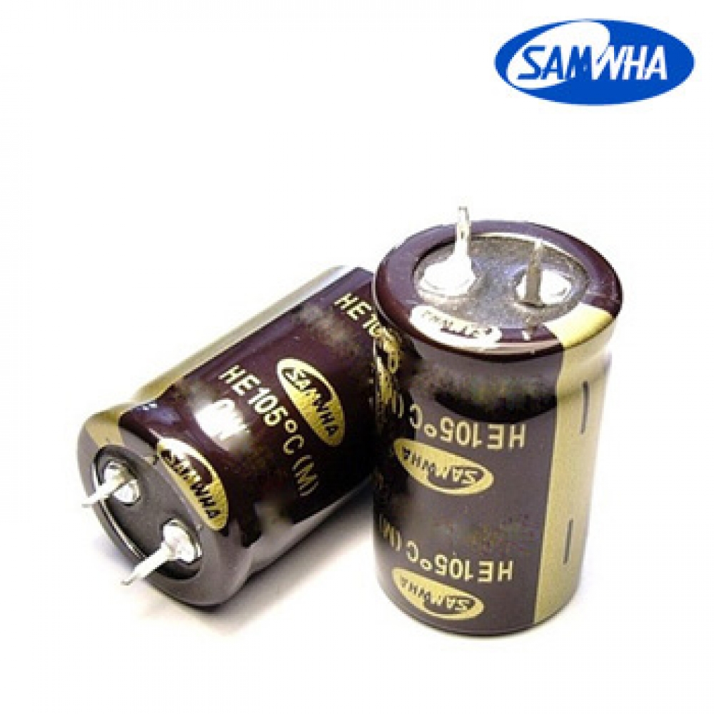 Конденсатор ECAP - 120uF - 400V HE 105C 22*40 (жесткие выводы) SAMWHA