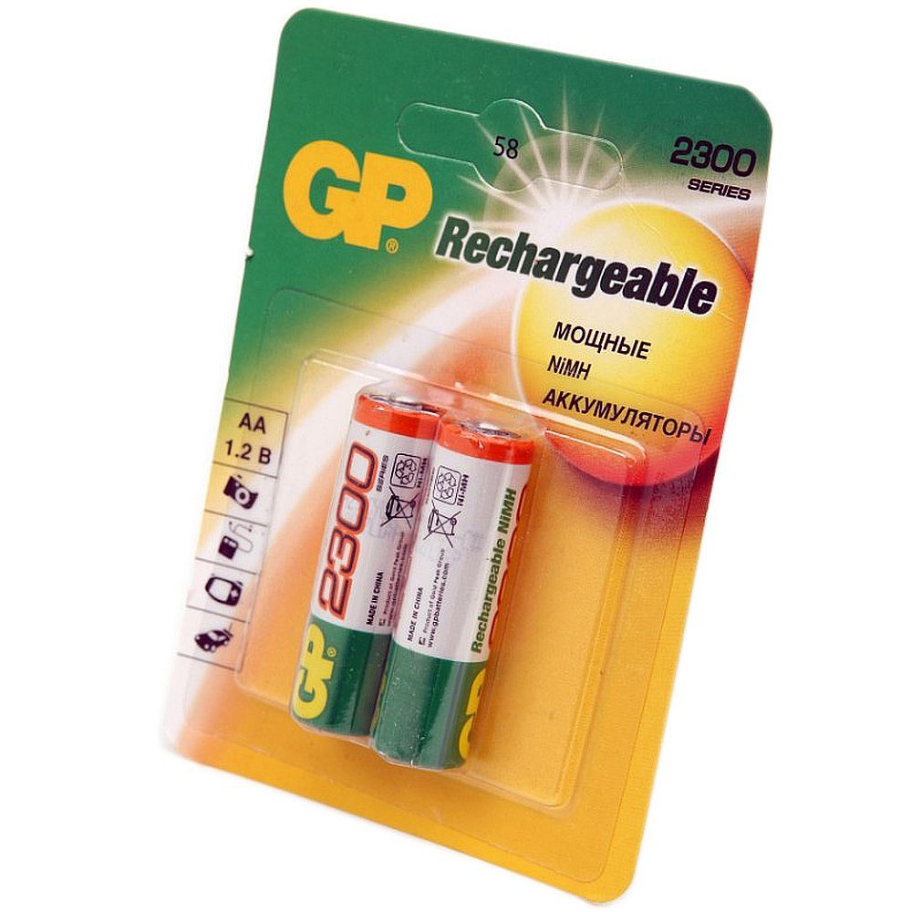 Элемент пит. GP2300 230AAHC AA 1,2V 2300mAh NiMH HR6