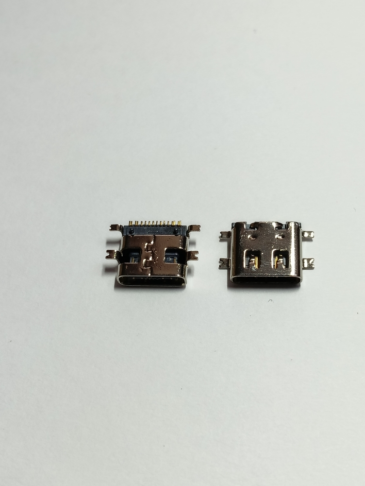 Разъем USB 3.1 TYPE-C-16S розетка на плату с SMD креплением