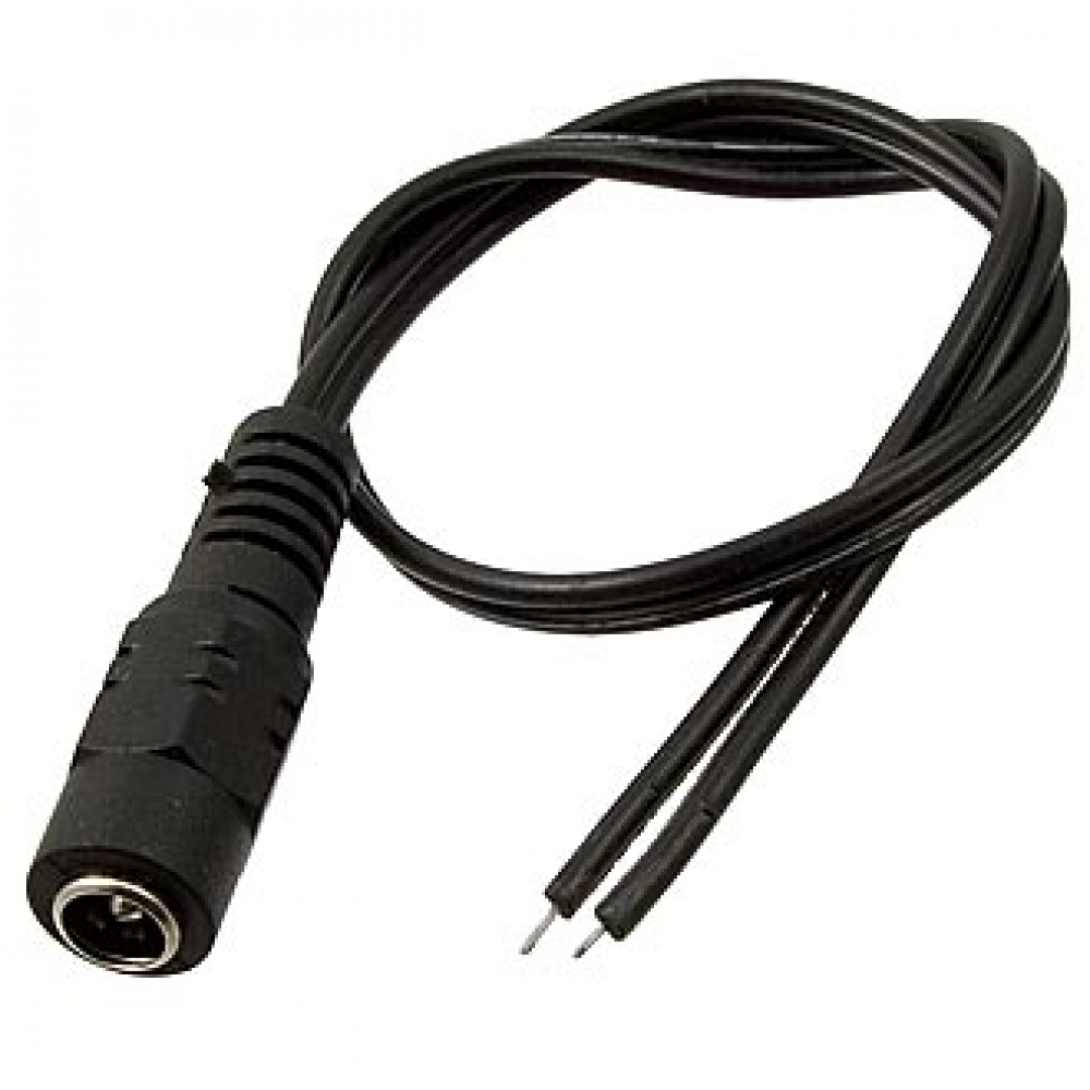 Гнездо питания JR-F29A DC 5.5*2.1 с кабелем 0,2м  