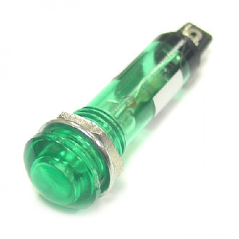Индикатор: Неоновая лампа в корпусе N-806-G 220V