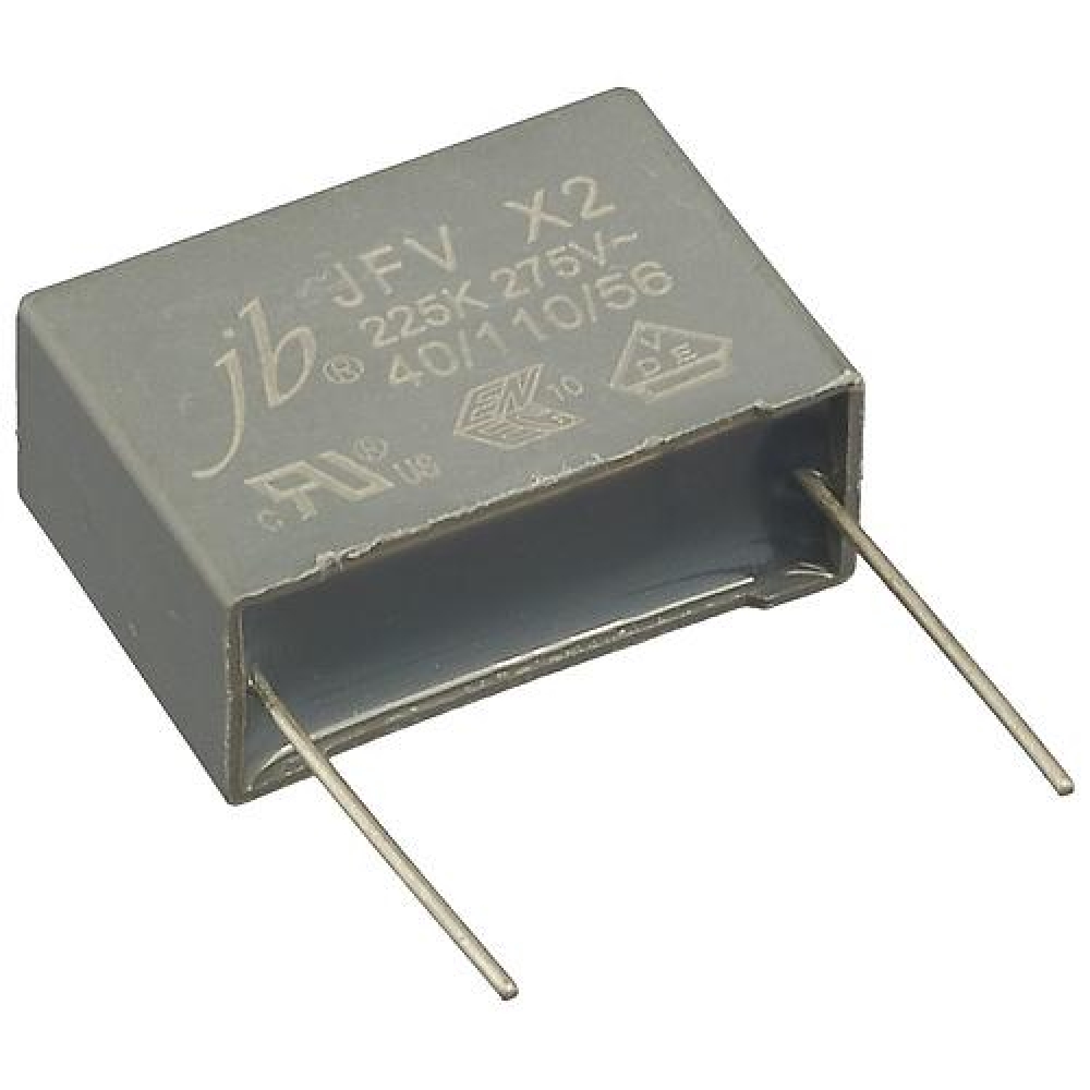 Конденсатор Х2 1uF 275V 10% JFV0A1105K275000D P:27,5мм JB Capasitors