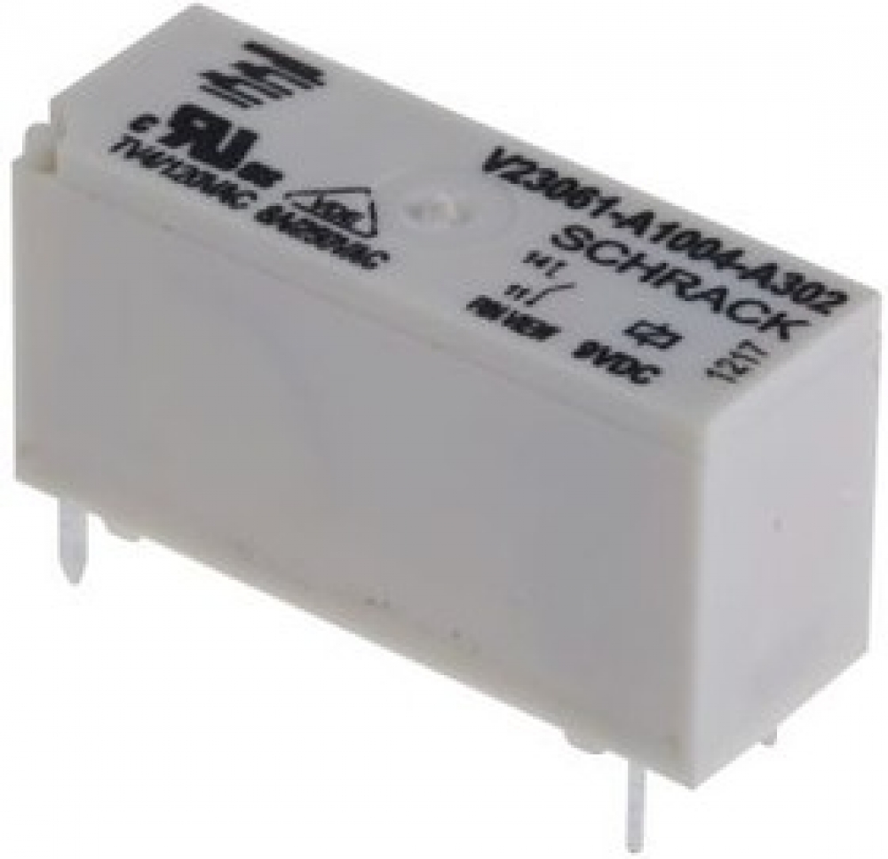 Реле электромагнитное на плату 1-1393222-5 (V23061-A1004-A302-X114) 9В 10А/250В TE Connectivity