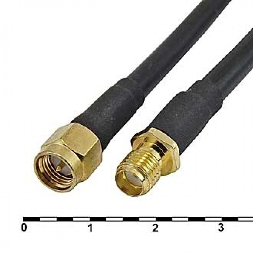 WS113 Разъем: SMA-K5/SMA-J5-RG58-30 (штекер-гнездо)