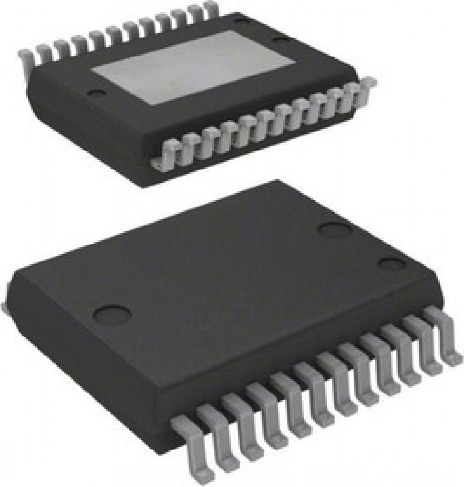 Микросхема VND5025AK-E  DC интеллектуальный ключ 4.5В-36В, 41А POWERSSO-24 STMicroelectronics