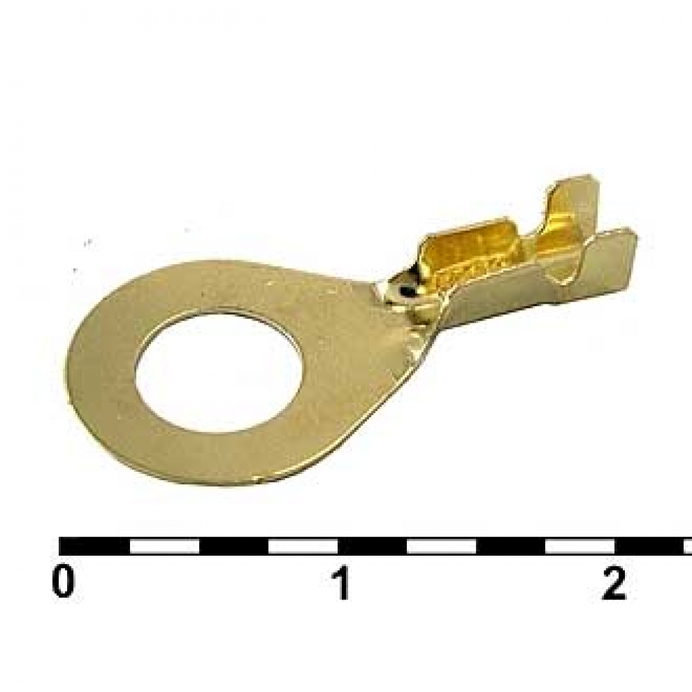 Кабельный наконечник неизолир.кл.земля тип О 6.2мм GOLD DJ431-6A.B.C.D