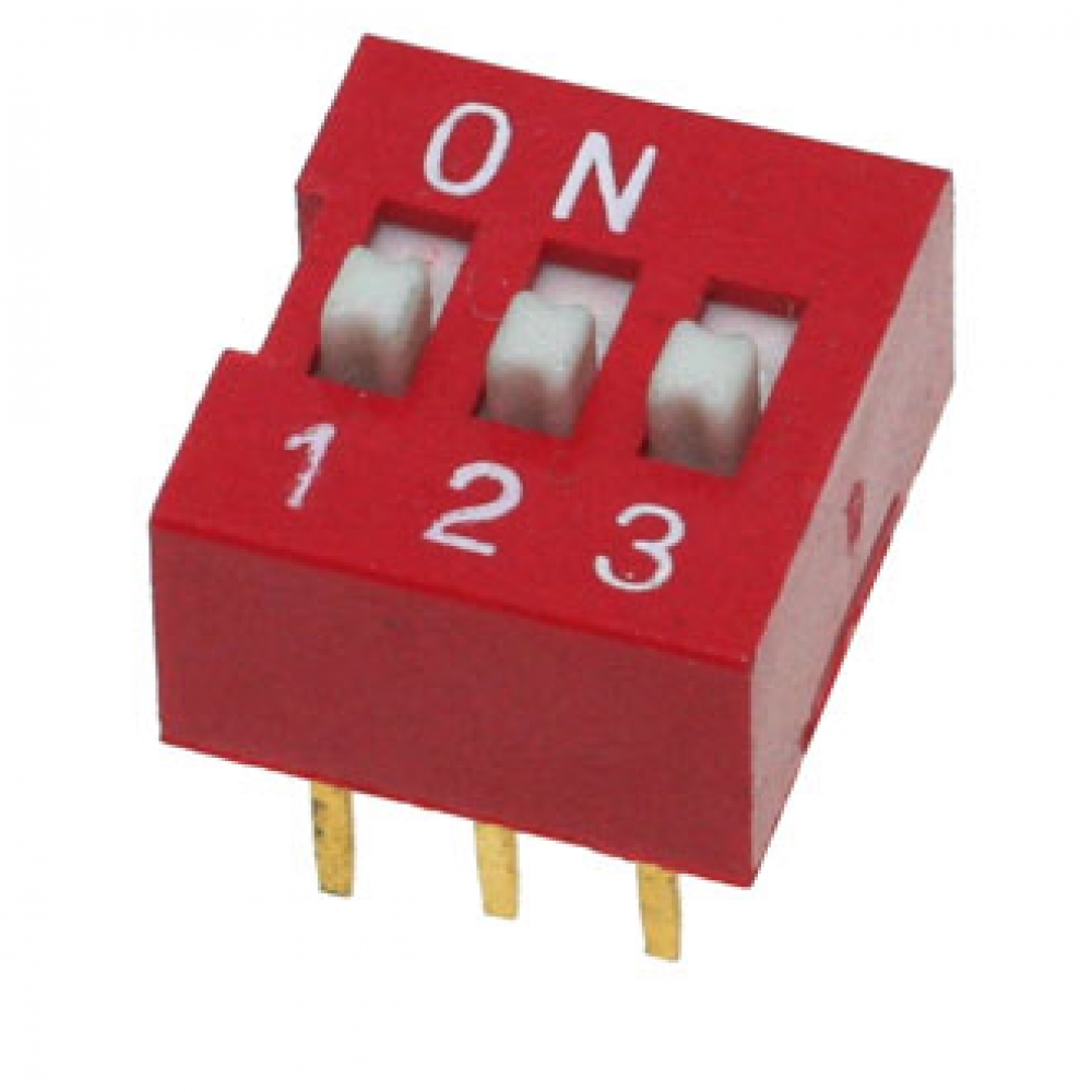 DIP переключатель SWD1-3 шаг 2,54мм