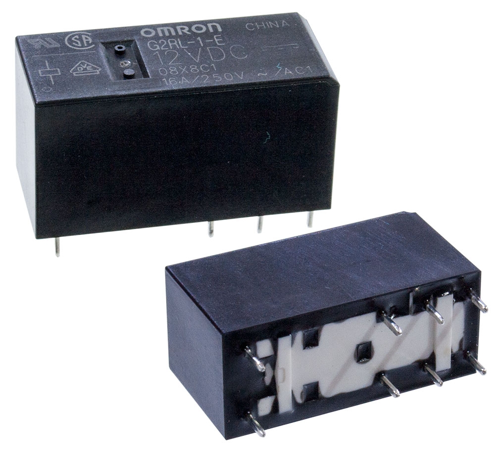 Реле электромагнитное G2RL-1E 12VDC 16A/250VAC Omron