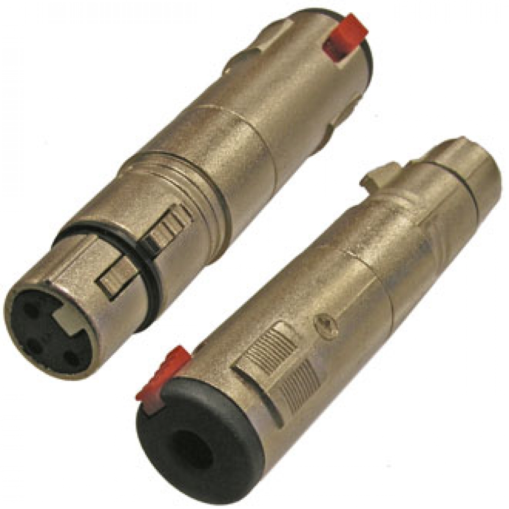 Разъем переходной: JD-487 гнездо XLR 3-pin/гнездо 6,35 мм