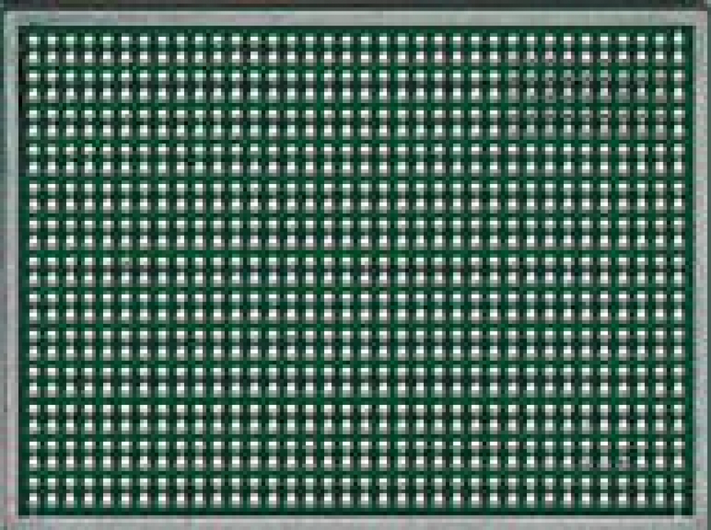 М03 Макетная плата двухсторонняя мет.отв. 100х80мм шаг 2,54мм, отверствия соединены попарно